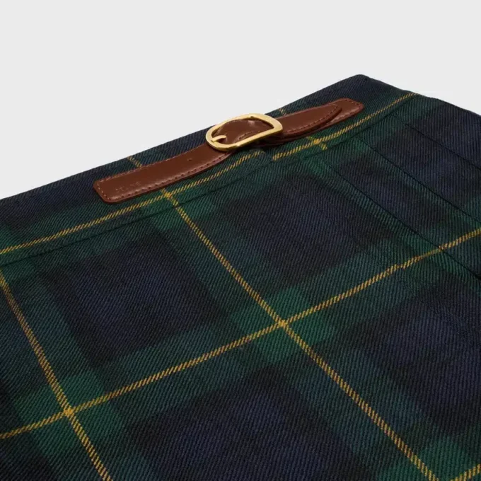 Kilt-minirok van tartanwol