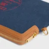 Klein zakje met riem Cuir Triomphe in textiel met borduursel