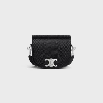 Kleine Besace Strap Triomphe in python