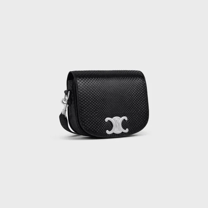 Kleine Besace Strap Triomphe in python