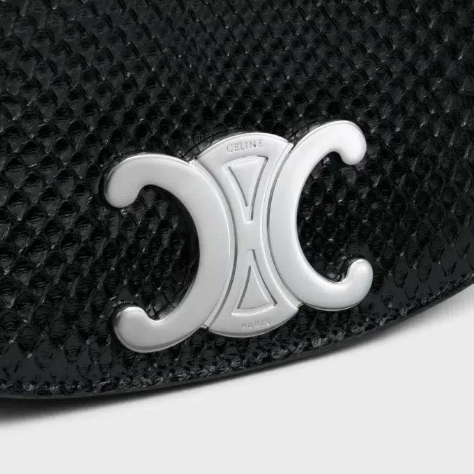 Kleine Besace Strap Triomphe in python