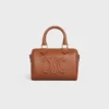 Kleine Boston-tas van glad kalfsleer