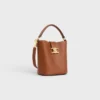 Kleine Bucket Louise van glad kalfsleer