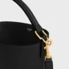 Kleine Bucket Louise van glad kalfsleer
