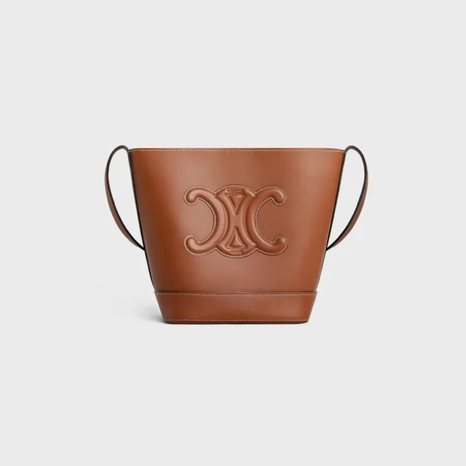 Kleine Cuir Triomphe-tas in glad kalfsleer