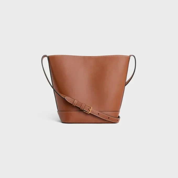 Kleine Cuir Triomphe-tas in glad kalfsleer