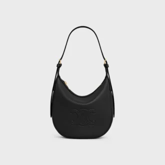 Kleine HeloïSe-tas van soepel generfd kalfsleer