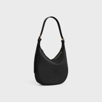 Kleine HeloïSe-tas van soepel generfd kalfsleer