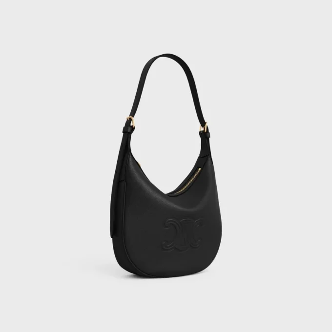 Kleine HeloïSe-tas van soepel generfd kalfsleer