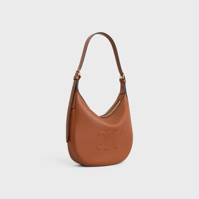 Kleine HeloïSe-tas van soepel generfd kalfsleer