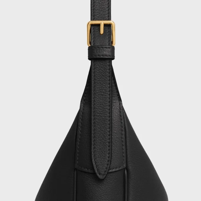 Kleine HeloïSe-tas van soepel generfd kalfsleer