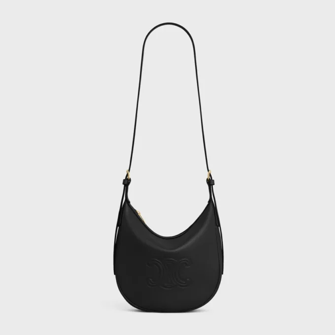 Kleine HeloïSe-tas van soepel generfd kalfsleer