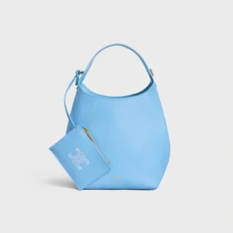 Kleine hobo van soepel, glad kalfsleer