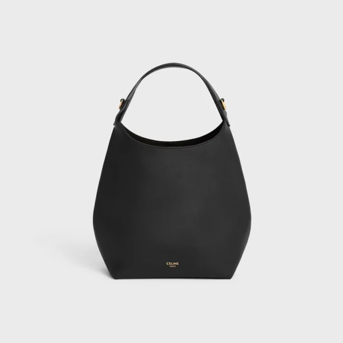 Kleine hobo van soepel, glad kalfsleer