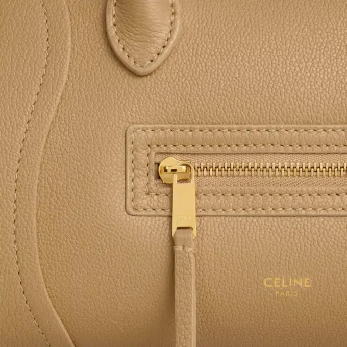Kleine Luggage van generfd kalfsleer