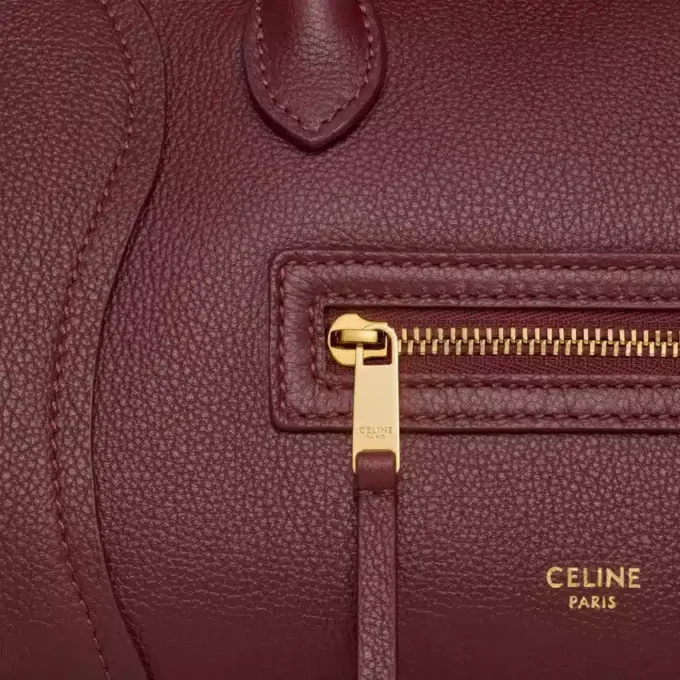 Kleine Luggage van generfd kalfsleer