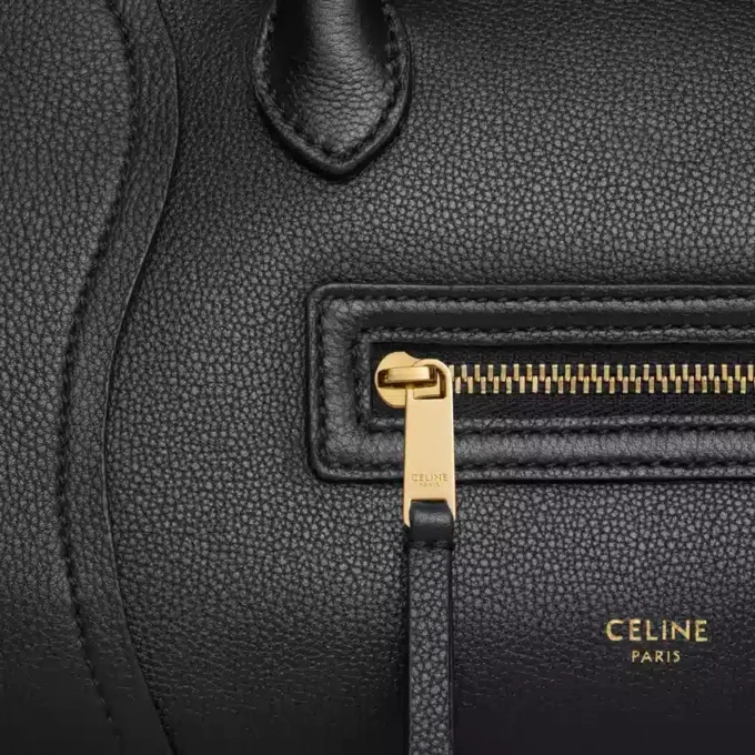 Kleine Luggage van generfd kalfsleer