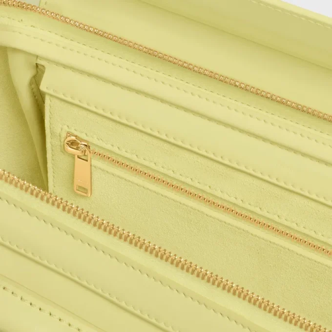 Kleine Luggage van soepel, glanzend lamsleer