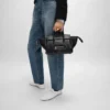 Kleine Luggage van soepel, glanzend lamsleer