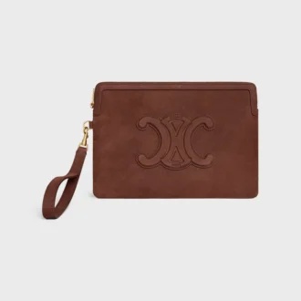 Kleine tas met riem Cuir Triomphe van generfd kalfsleer