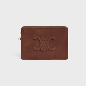 Kleine tas met riem Cuir Triomphe van generfd kalfsleer