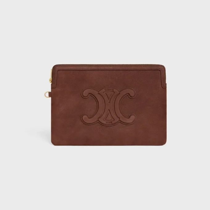 Kleine tas met riem Cuir Triomphe van generfd kalfsleer