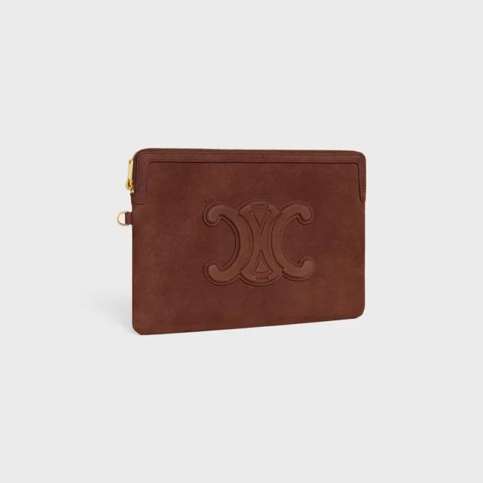 Kleine tas met riem Cuir Triomphe van generfd kalfsleer