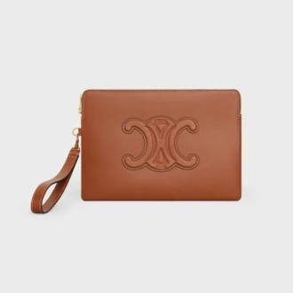 Kleine tas met riem Cuir Triomphe van glad kalfsleer