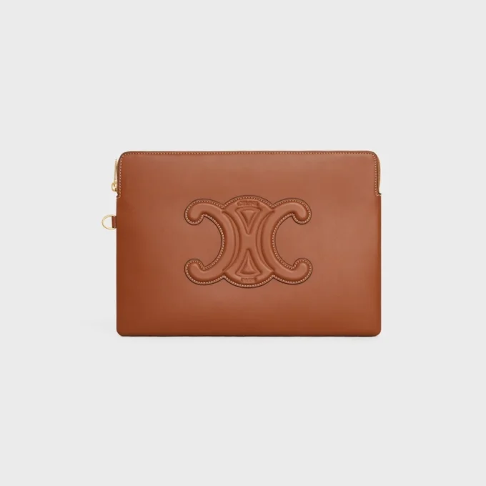 Kleine tas met riem Cuir Triomphe van glad kalfsleer
