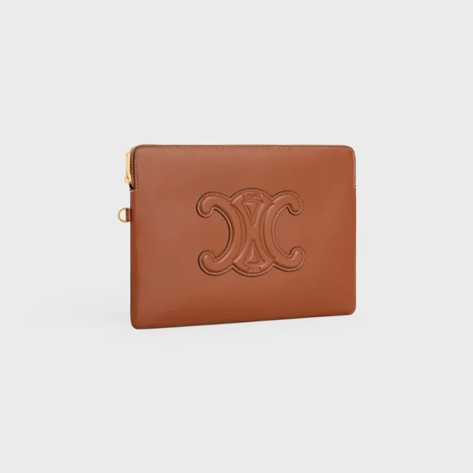 Kleine tas met riem Cuir Triomphe van glad kalfsleer