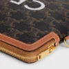 Kleine tas met riem Cuir Triomphe van Triomphe Canvas met CELINE-print