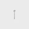 Knot Sparkle-armband van strass en messing met rhodiumafwerking