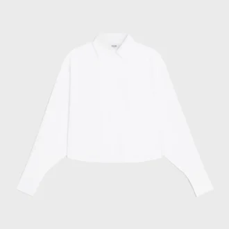 Kort shirt van katoenpopeline
