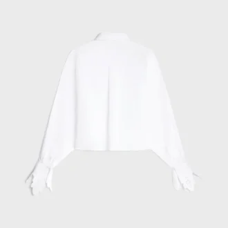 Kort shirt van katoenpopeline