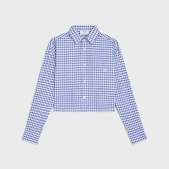 Kort shirt van Vichy-katoen