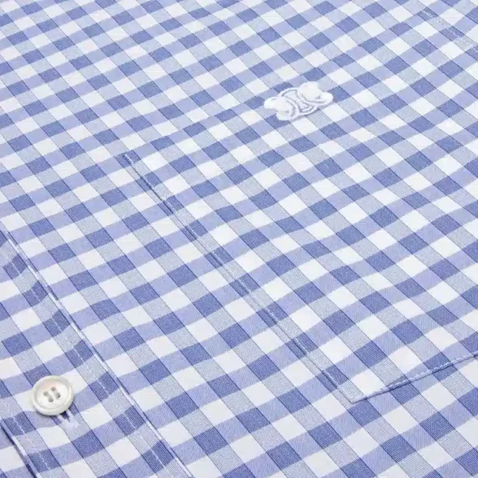 Kort shirt van Vichy-katoen