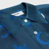 Kort shirt van zijden twill
