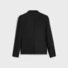 Kort smokingjasje van wol en mohair