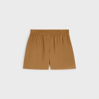 Korte broek van katoen en linnen