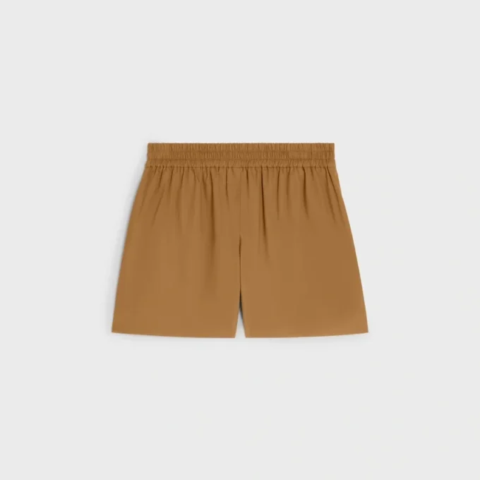 Korte broek van katoen en linnen
