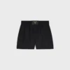 Korte broek van wollen twill