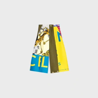 Korte broek van zijden twill