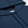 Korte hoodie van katoenfleece