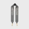 Korte riem van wol met CELINE-jacquard