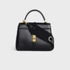Korte riem van wol met CELINE-jacquard