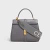 Korte riem van wol met CELINE-jacquard