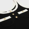 Korte tanktop van katoenjersey