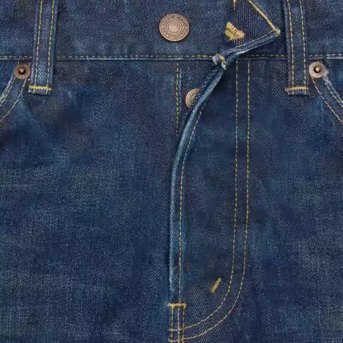 Kurt-jeans in indigo dark stone wash denim