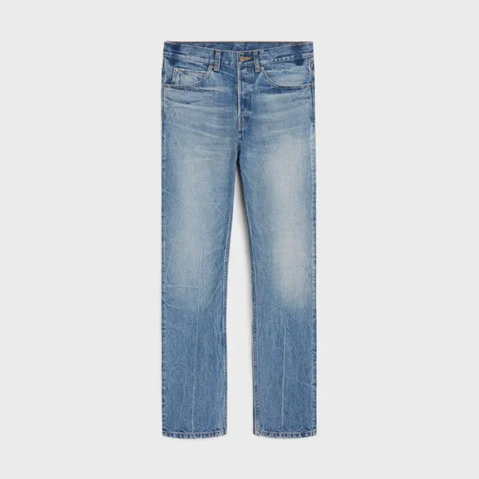 Kurt-jeans van katoenen denim