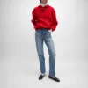 Kurt-jeans van katoenen denim